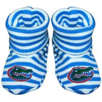  Florida Infant Striped Booties (Blue/White)