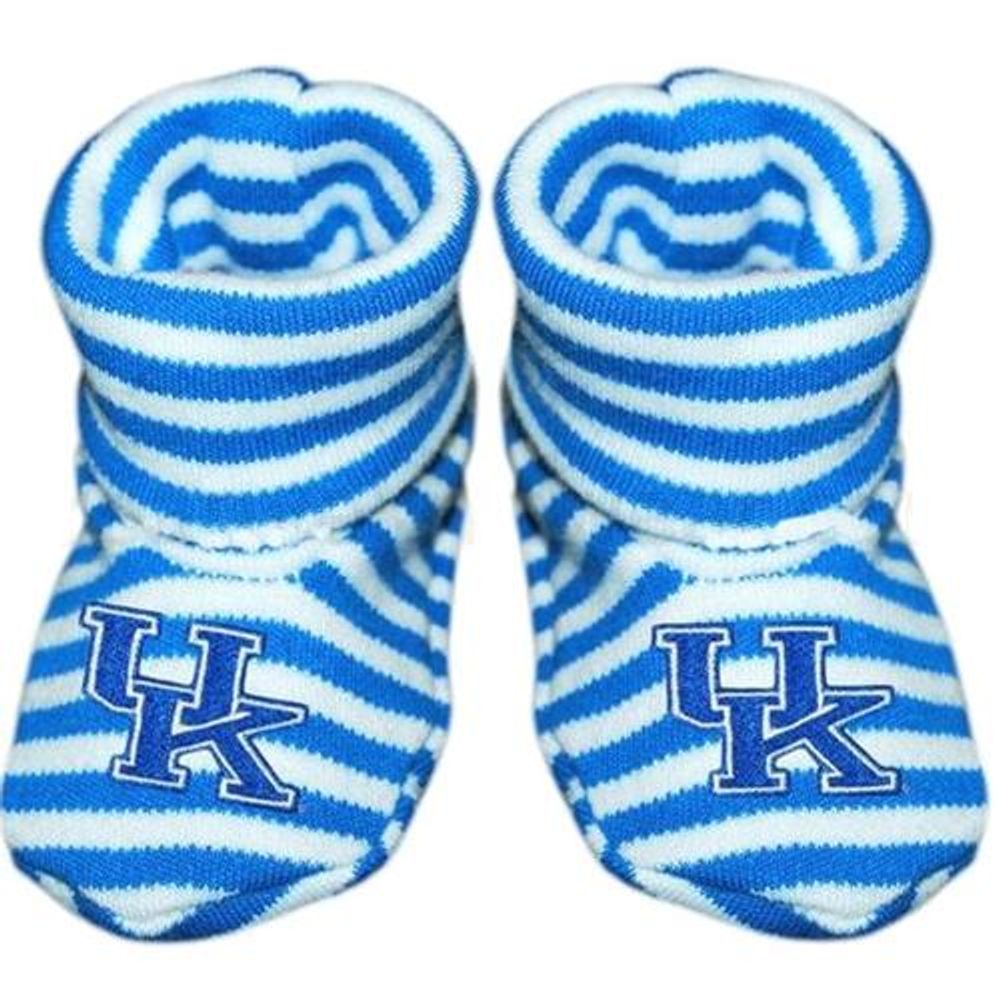 Kentucky Infant Striped Booties