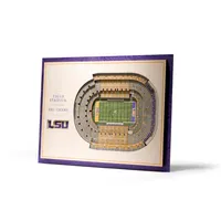  Lsu | Lsu 5- Layer 3d Tiger Stadium View Wall Art | Alumni Hall