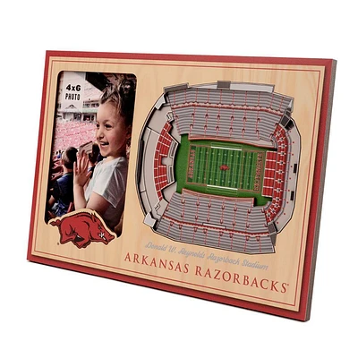 Arkansas 3D Stadium Views Picture Frame