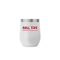  Bama | Alabama 12 Oz Gray Stemless 70s Bubble Font Tumbler | Alumni Hall