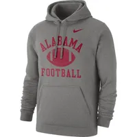 Bama | Alabama Nike Men's Fleece Club Hoodie 2 Alumni Hall