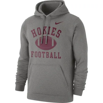 Hokies | Virginia Tech Nike Men's Fleece Club Hoodie 2 Alumni Hall