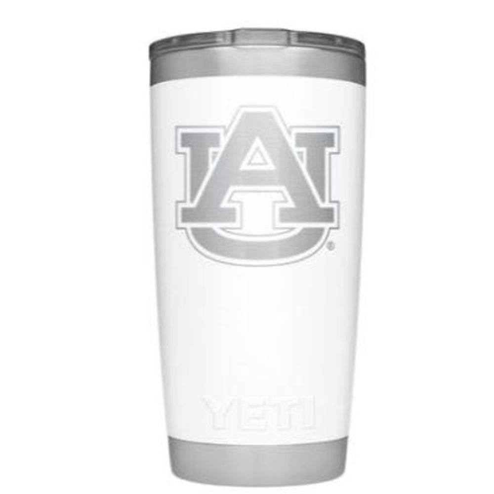  Aub | Auburn Yeti 20oz White Powder Coated Rambler | Alumni Hall