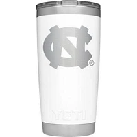 UNC Yeti 20oz White Powder Coated Rambler