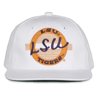  Lsu | Lsu Retro Circle Adjustable Flatbill Hat | Alumni Hall