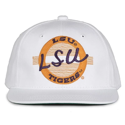 LSU Retro Circle Adjustable Flatbill Hat