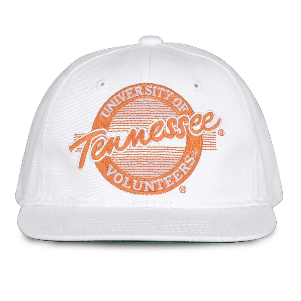  Vols | Tennessee Retro Circle Adjustable Flatbill Hat | Alumni Hall