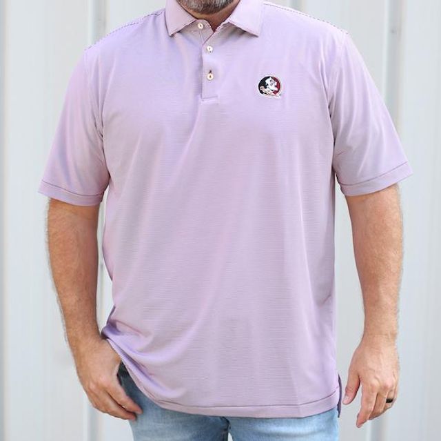 Dawgs | Georgia Peter Millar Vintage Jubilee Stripe Performance Polo |  Alumni Hall