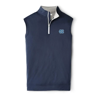 UNC Peter Millar Galway Quarter-Zip Vest