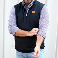 Clemson Peter Millar Galway Quarter-Zip Vest