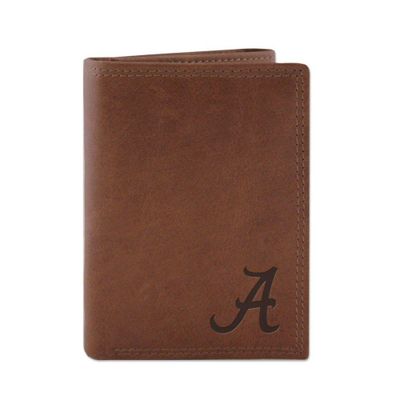  Bama | Alabama Leather Embossed Tri- Fold Wallet | Alumni Hall