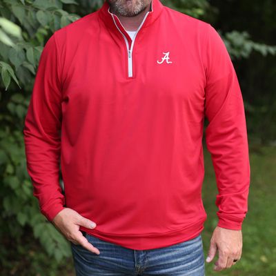 Alabama Peter Millar Perth Stretch 1/4 Zip