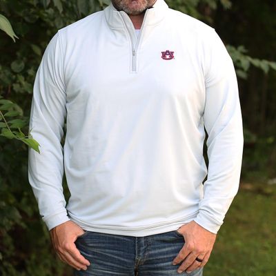 Aub | Auburn Peter Millar Perth Stretch 1/4 Zip Alumni Hall