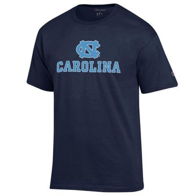 UNC Champion Logo Combo Tee