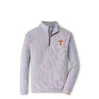 Tennessee Peter Millar Perth Stripe Stretch 1/4 Zip