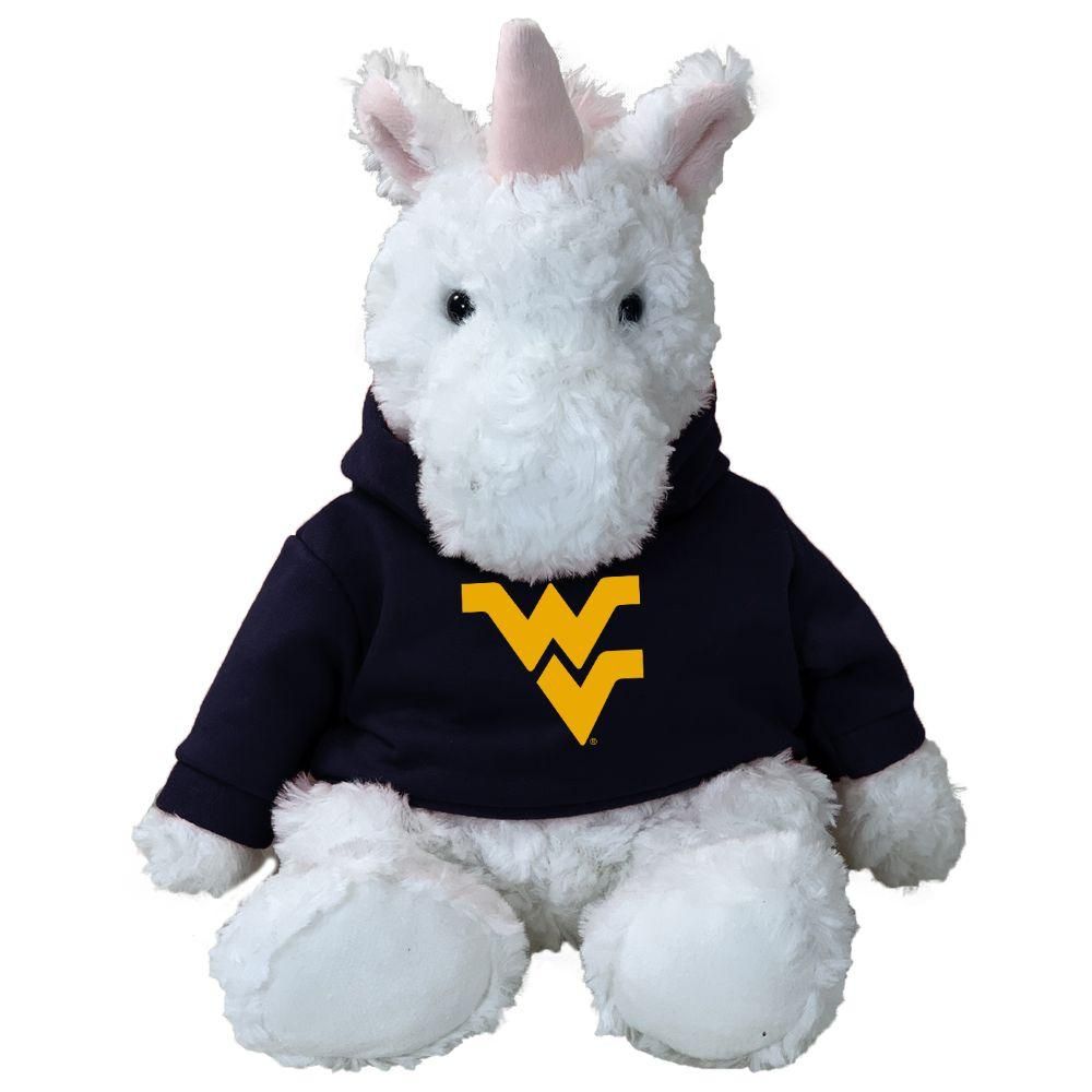  Wvu | West Virginia 13 Inch Cuddle Buddie Plush Unicorn | Alumni Hall