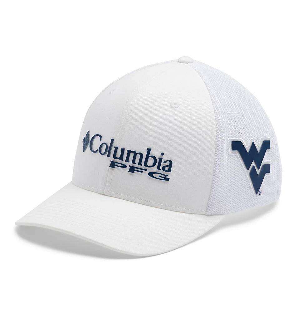 West Virginia Columbia PFG Mesh Hat