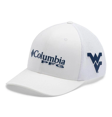 West Virginia Columbia PFG Mesh Hat