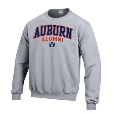 Aub | Auburn Champion Fleece Screen Print Alumni Crew Hall