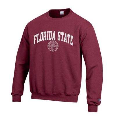 Florida State Champion Fleece Screen Print Seal Crew