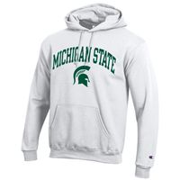 Spartans | Michigan State Champion Fleece Screen Print Arch With Logo Hoodie Alumni Hall