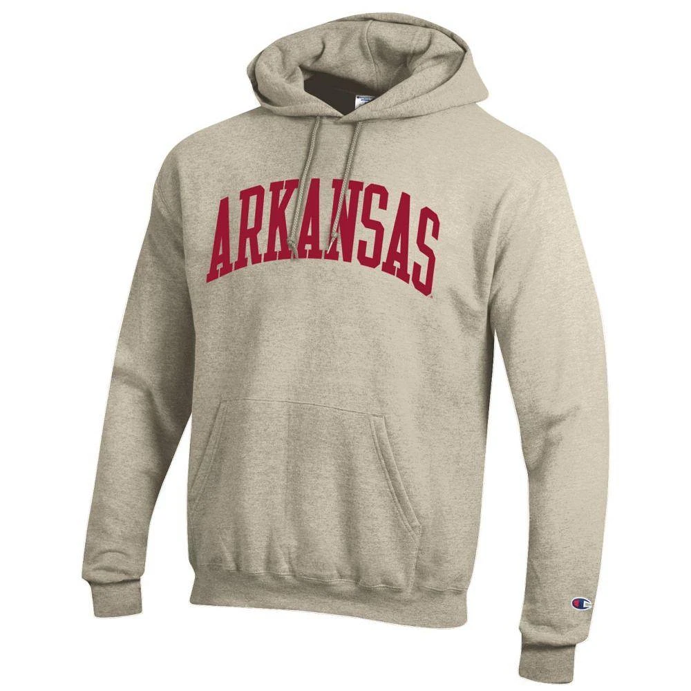 Arkansas Champion Fleece Screen Print Arch Hoodie