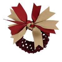  Ah | Garnet & Amp ; Khaki Pinwheel Crochet Headband | Alumni Hall