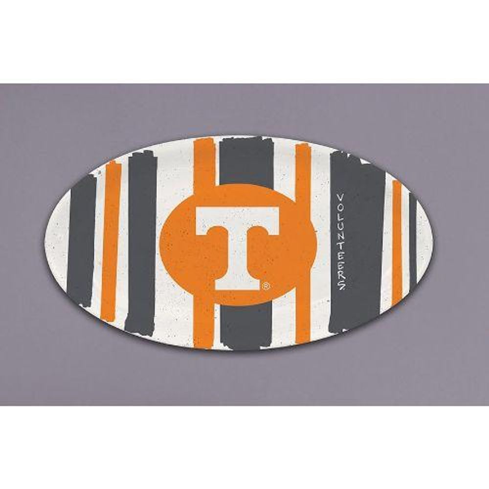  Vols | Tennessee Magnolia Lane 12 ' Striped Platter | Alumni Hall