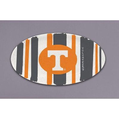  Vols | Tennessee Magnolia Lane 12 ' Striped Platter | Alumni Hall