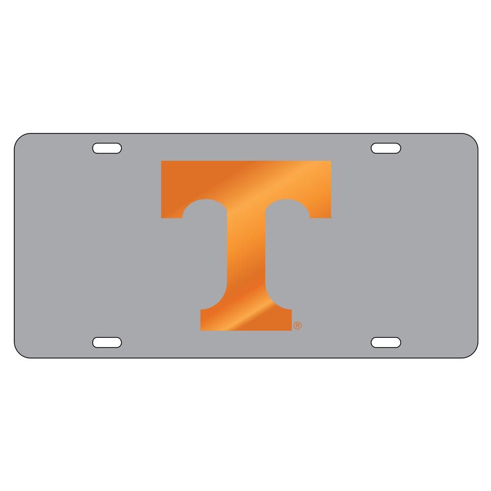  Tennessee License Plate Grey With Orange Power T