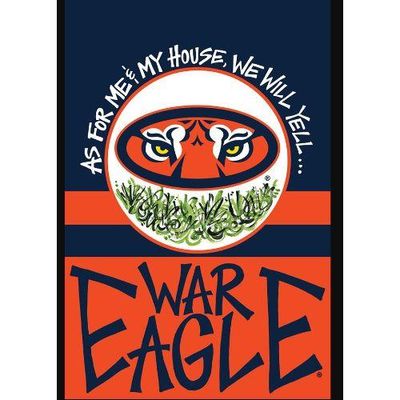 AUB, Auburn 2 War Eagle Durable Sticker