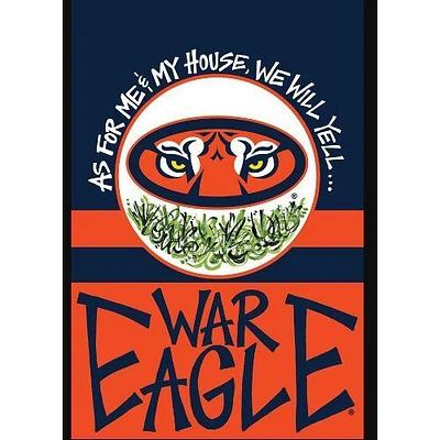 Auburn My House Garden Flag