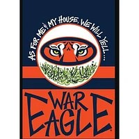 Auburn My House Garden Flag