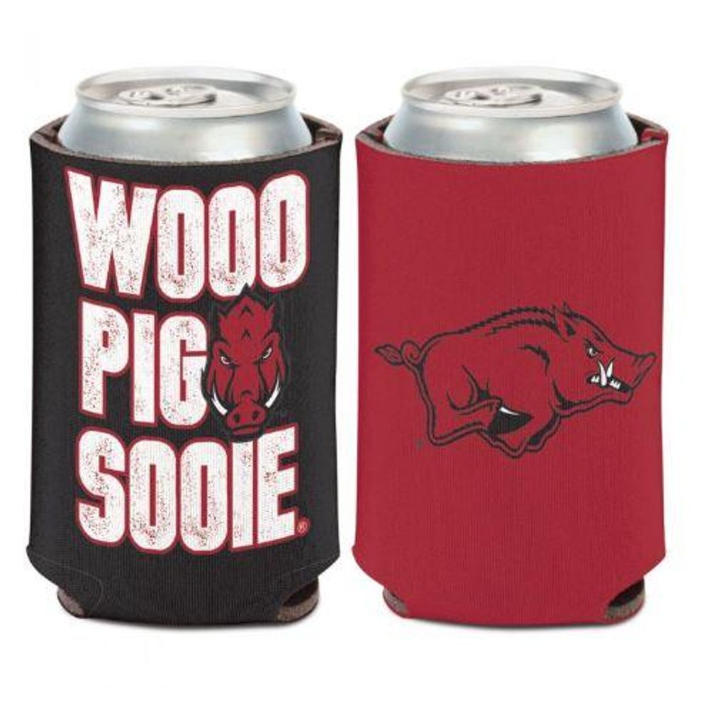  Hogs | Arkansas Woo Pig Sooie 12 Oz.Can Cooler | Alumni Hall