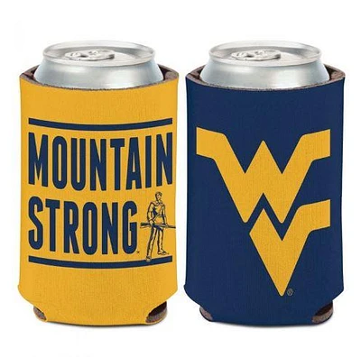 West Virginia Mountain Strong 12 Oz Can Cooler