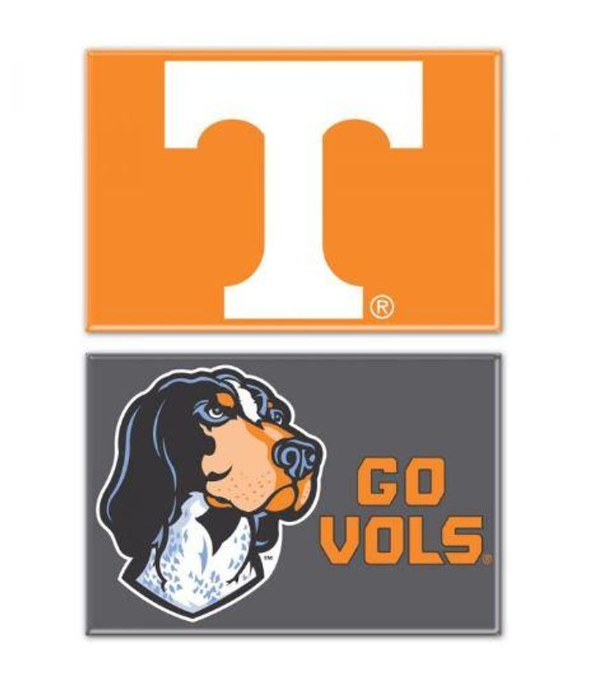  Vols | Tennessee 2 Pk Rectangle Fridge Magnets | Alumni Hall