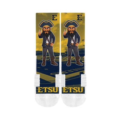  Bucs | Etsu Strideline Bucky Sublimated Crew Socks | Alumni Hall