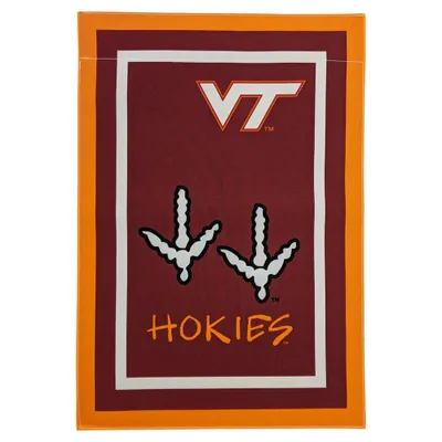  Vt | Virginia Tech Magnolia Lane Hokie Tracks Garden Flag | Alumni Hall