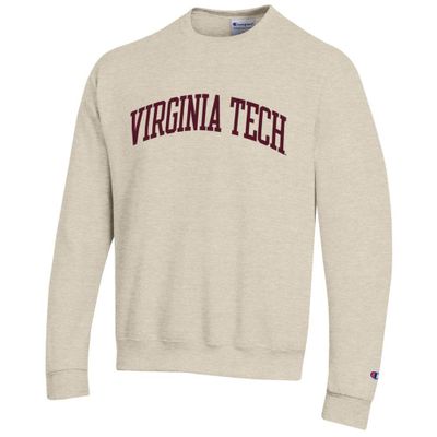 Virginia Tech Champion Arch Logo Fleece Crew