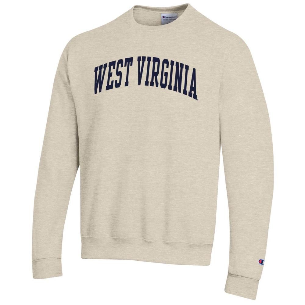 Wvu | West Virginia Champion Arch Logo Fleece Crew Alumni Hall