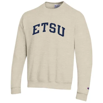 Bucs | Etsu Champion Arch Logo Fleece Crew Alumni Hall