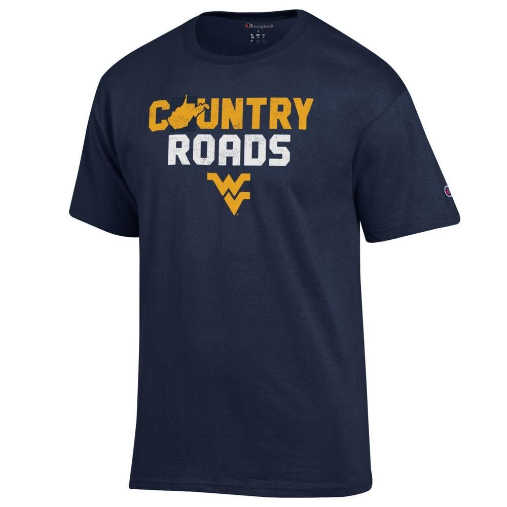 Wvu | West Virginia Champion Country Roads Tee Shirt Alumni Hall