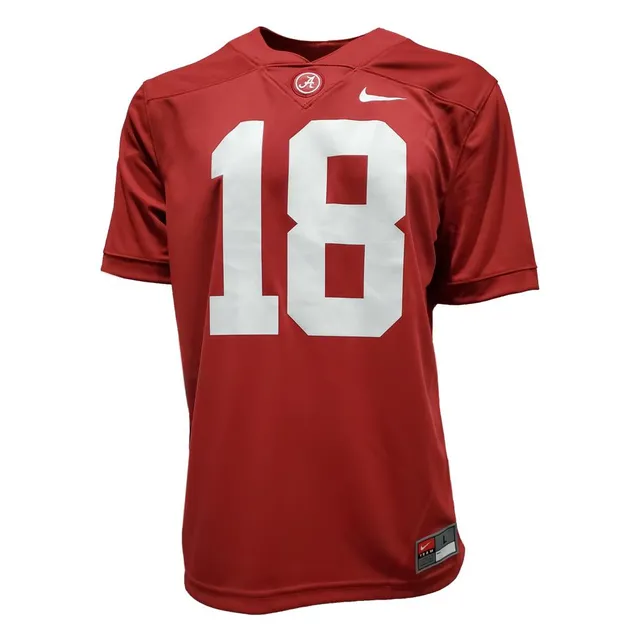 Alumni Hall Bama, Alabama Nike Replica Crimson Baseball Jersey Alumni Hall