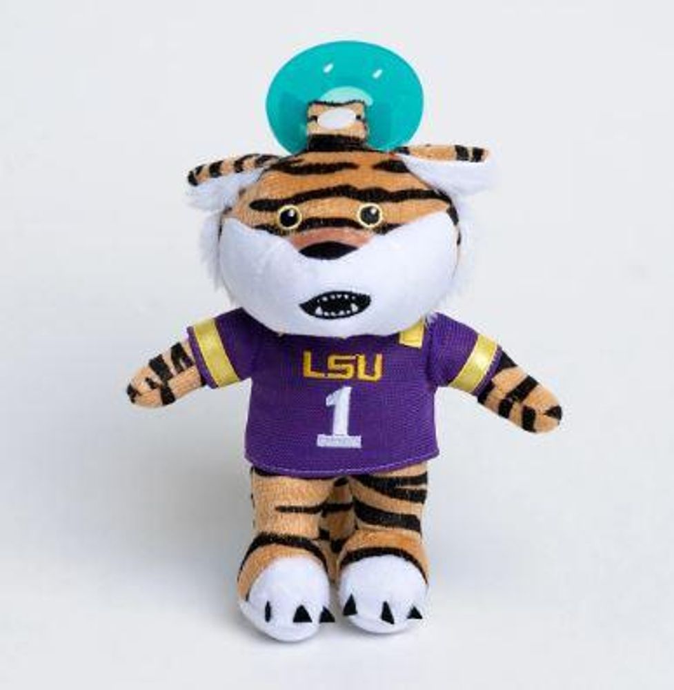 LSU Gamezies Plush Mascot Pacifier Holder