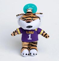 LSU Gamezies Plush Mascot Pacifier Holder