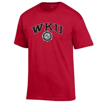 Western Kentucky Champion Men's Arch College Seal Tee Shirt