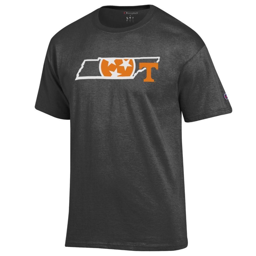 Vols | Tennessee Champion Men's Tri Star State Tee Shirt Alumni Hall