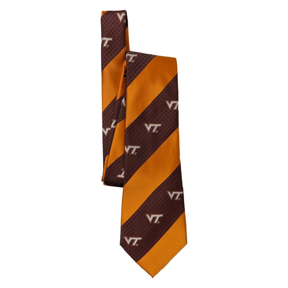  Vt | Virginia Tech Geo Stripe Tie | Alumni Hall