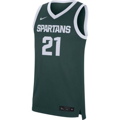 Spartans | Michigan State Nike Men's Replica Away Basketball Jersey Alumni Hall